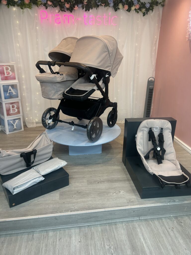 Bugaboo donkey 5 black frame dessert taupe